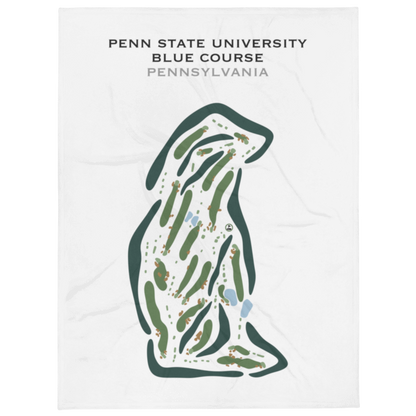 Penn State University - The Blue Course, Pennsylvania - Printed Golf Courses