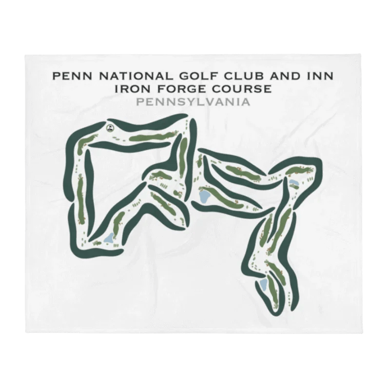 Penn National Golf Club & Inn Iron Forge Course, Pennsylvania - Printed Golf Courses