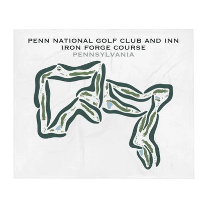 Penn National Golf Club & Inn Iron Forge Course, Pennsylvania - Printed Golf Courses