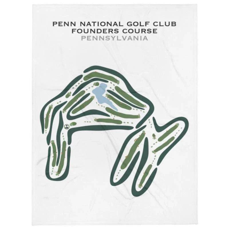 Penn National Golf Club Founders Course, Pennsylvania - Printed Golf Courses