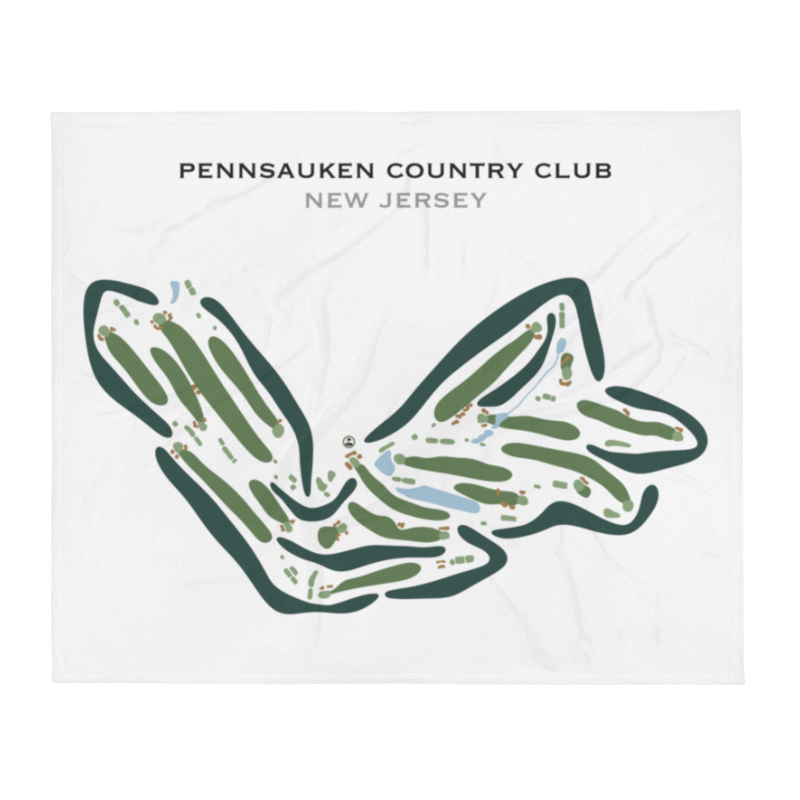 Pennsauken Country Club, New Jersey - Printed Golf Courses