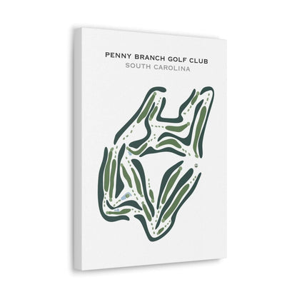 Penny Branch Golf Club, South Carolina - Printed Golf Course
