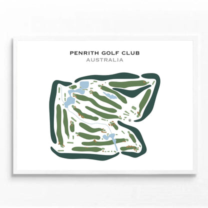 Penrith Golf Club, Australia - Printed Golf Courses