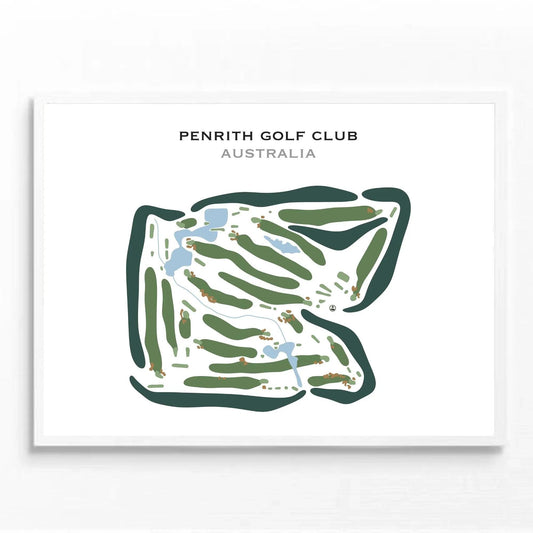 Penrith Golf Club, Australia - Printed Golf Courses