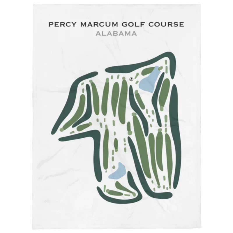 Percy Marcum Golf Course, Alabama - Printed Golf Courses