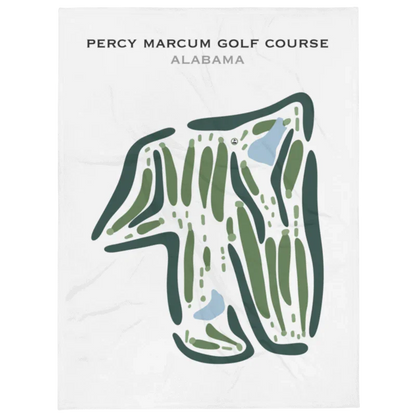 Percy Marcum Golf Course, Alabama - Printed Golf Courses