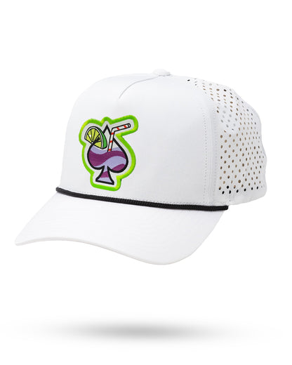 Perforated Rope Hat - Transfusion - White