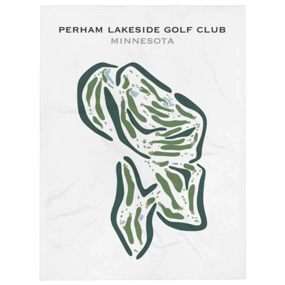 Perham Lakeside Golf Club, Minnesota - Printed Golf Courses