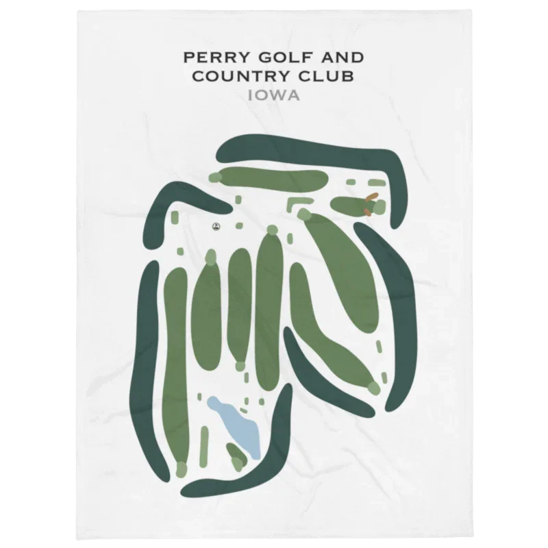 Perry Golf & Country Club, Iowa - Printed Golf Courses