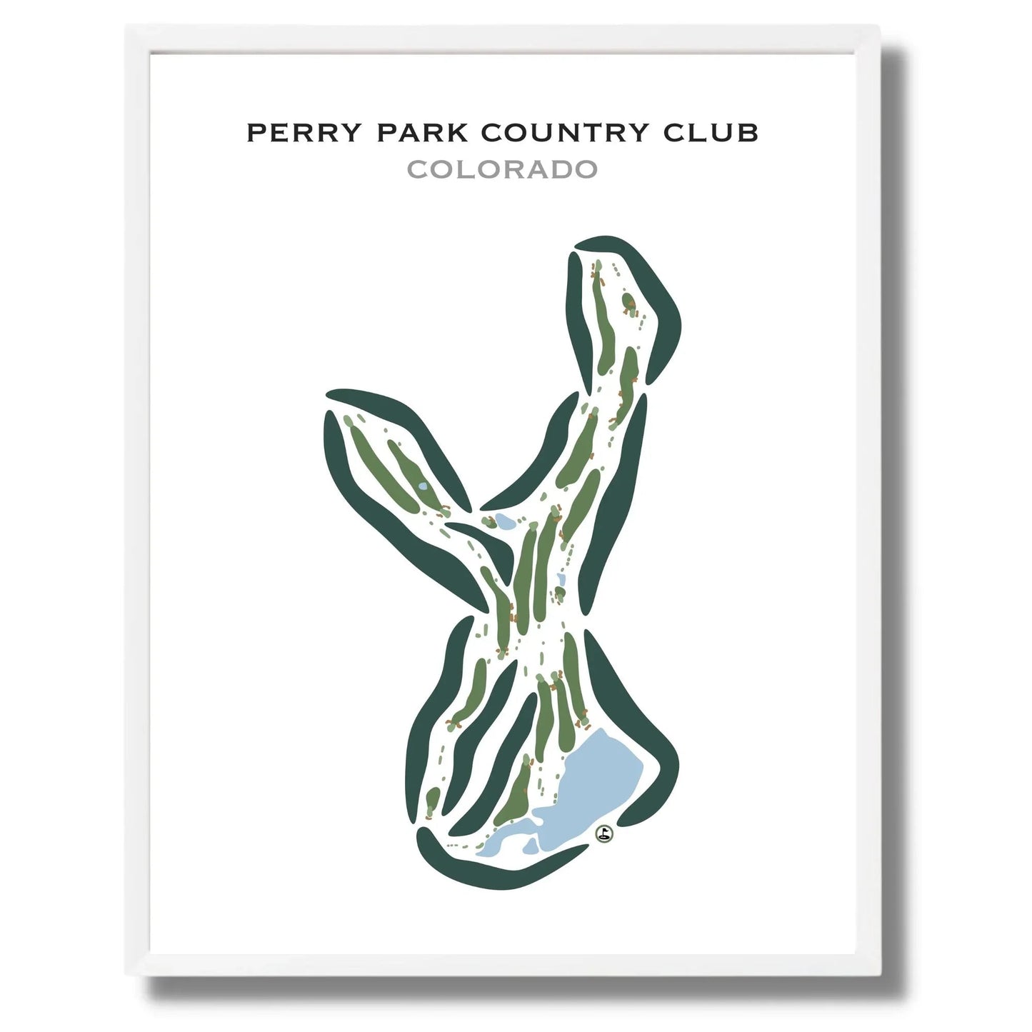 Perry Park Country Club, Colorado - Printed Golf Courses