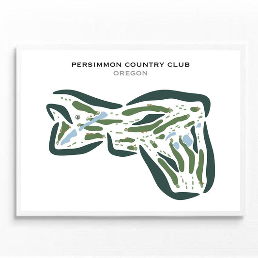 Persimmon Country Club, Oregon - Printed Golf Courses