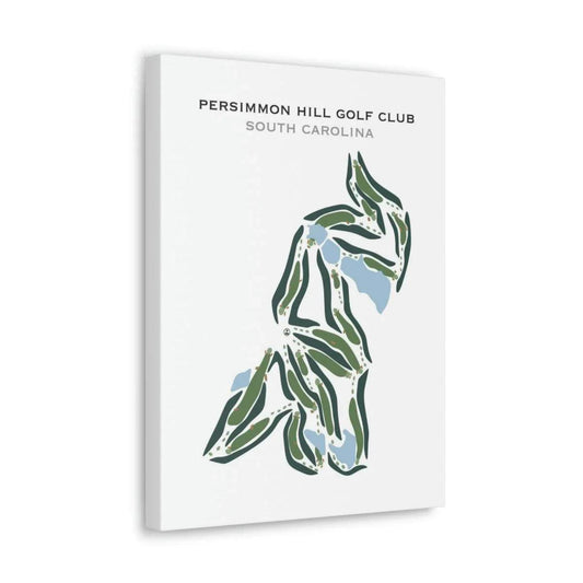 Persimmon Hill Golf Club, South Carolina - Printed Golf Courses
