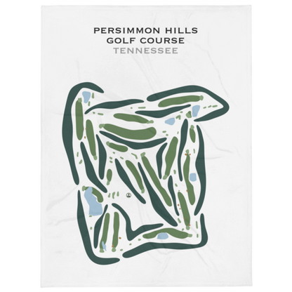 Persimmon Hills Golf Course, Tennessee - Printed Golf Courses