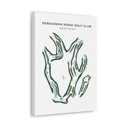 Persimmon Ridge Golf Club, Kentucky - Printed Golf Course