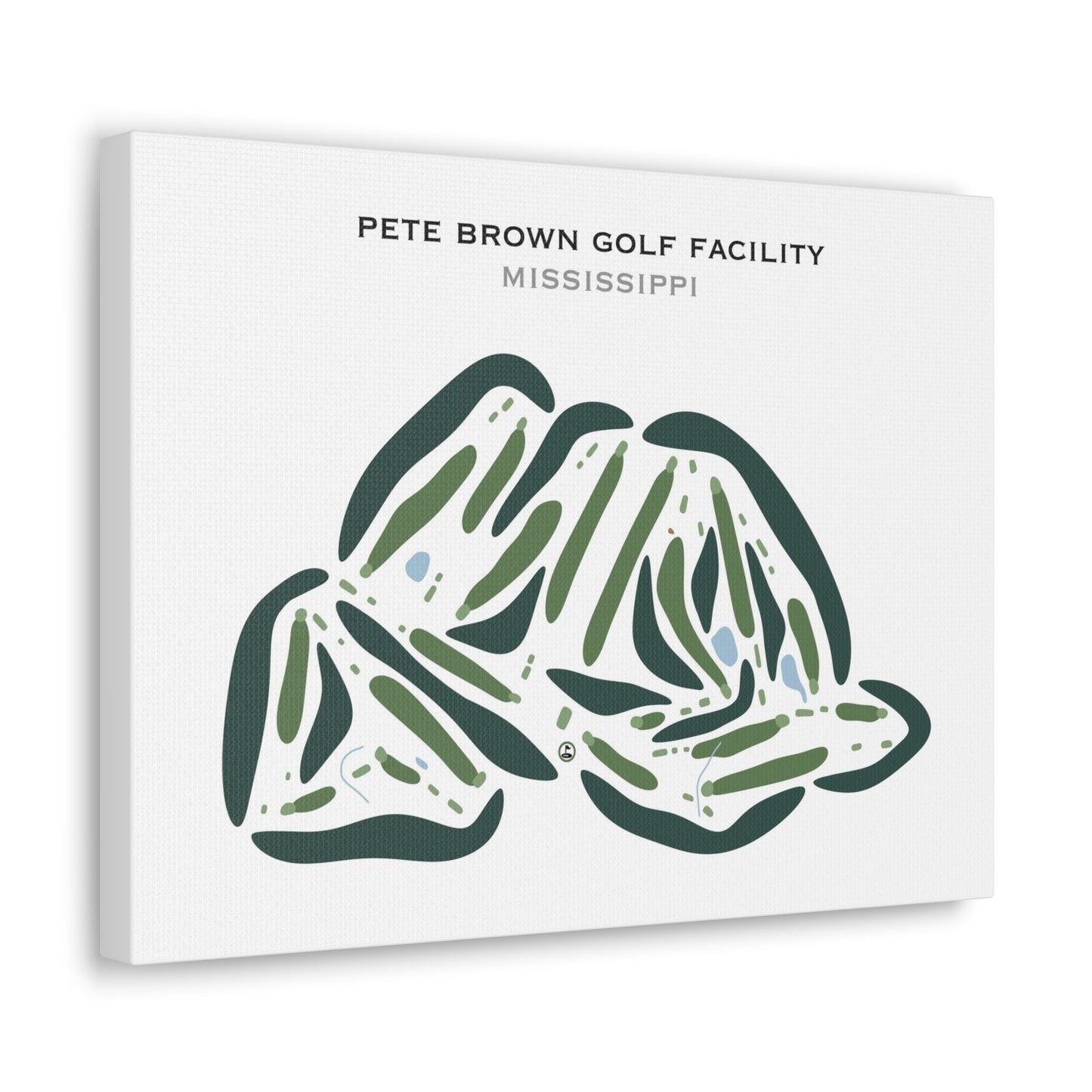 Pete Brown Golf Facility, Mississippi - Printed Golf Courses