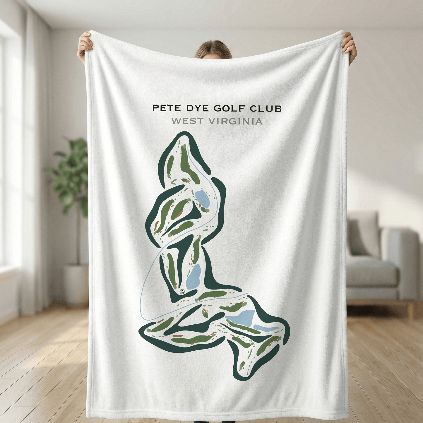 Pete Dye Golf Club, West Virginia - Printed Golf Courses