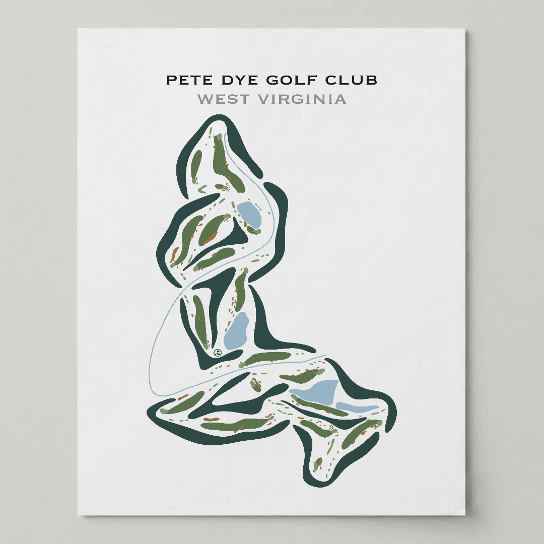 Overbrook Golf Club, Pennsylvania - Printed Golf Courses