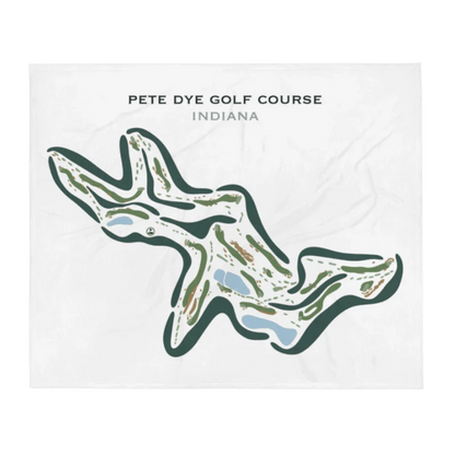 Pete Dye Golf Course, Indiana - Printed Golf Courses