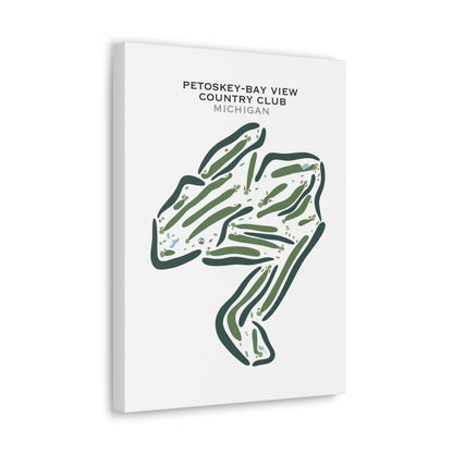Petoskey Bay View Country Club, Michigan - Printed Golf Courses