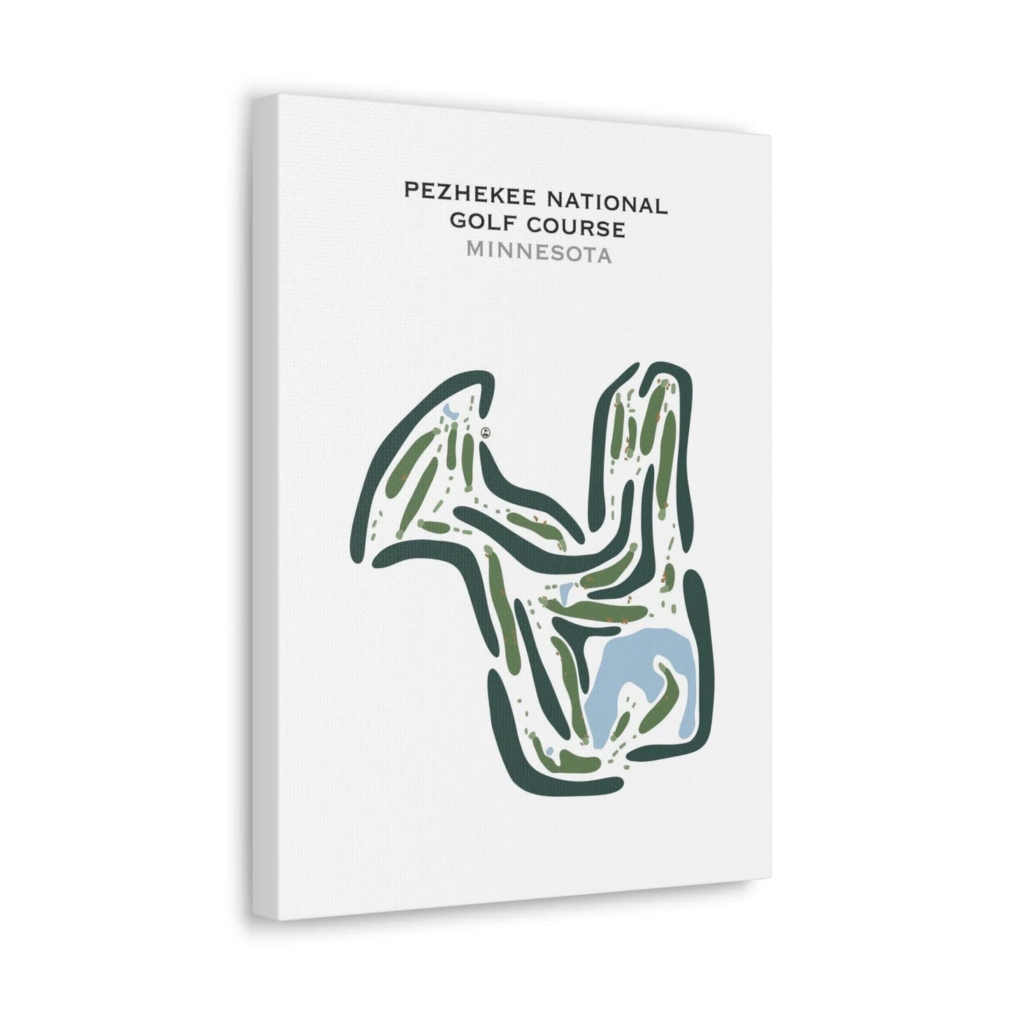 Pezhekee National Golf Course, Minnesota - Printed Golf Courses