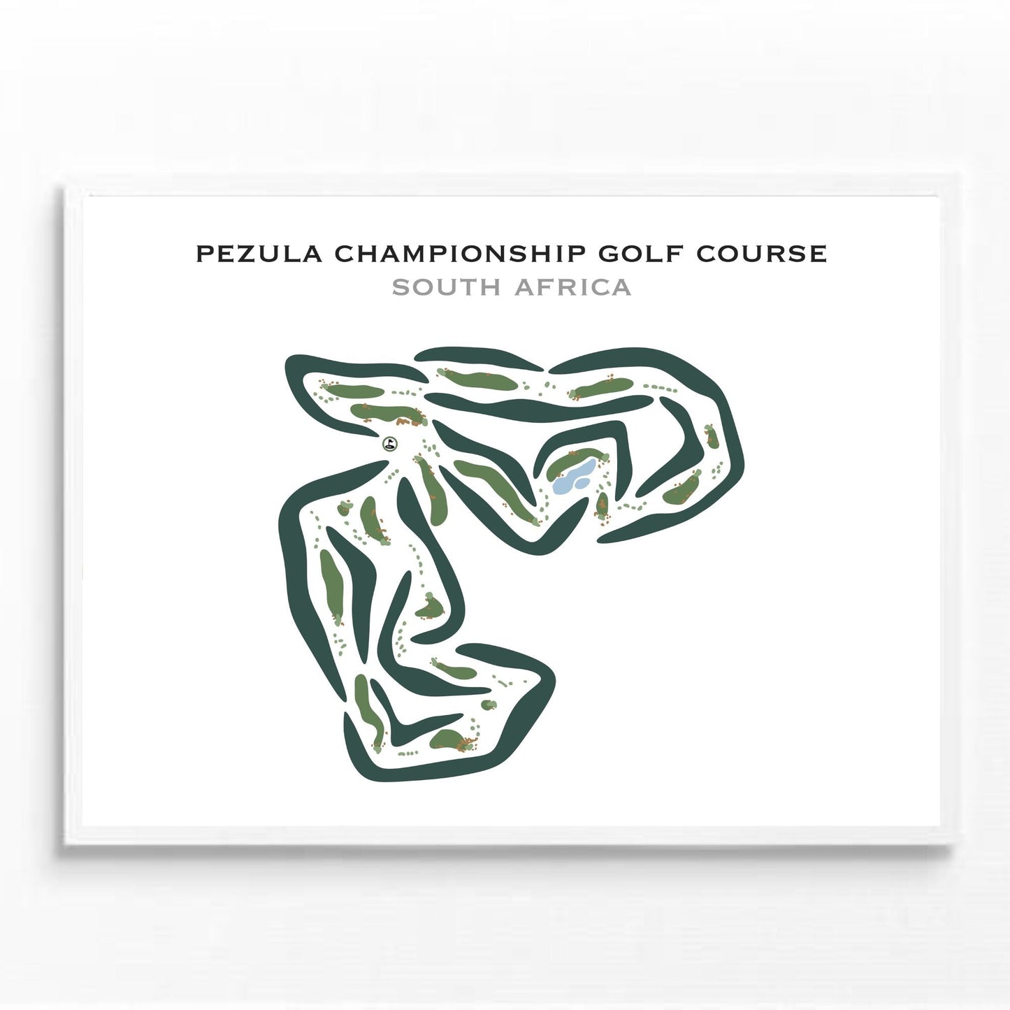 Pezula Championship Golf Course, South Africa - Printed Golf Courses