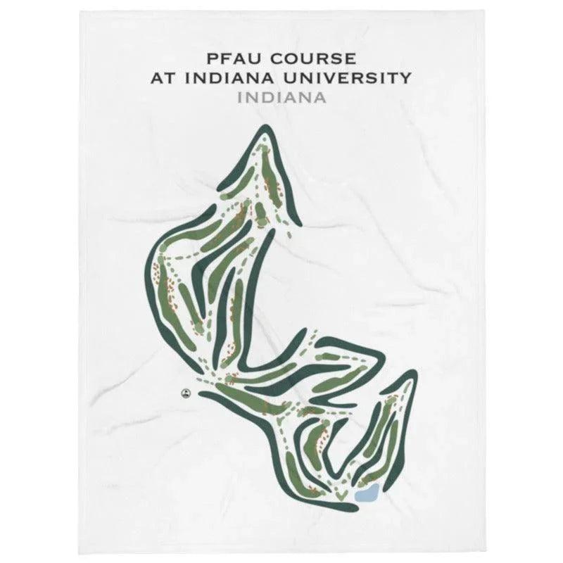 The Pfau Course At Indiana University, Indiana - Printed Golf Courses