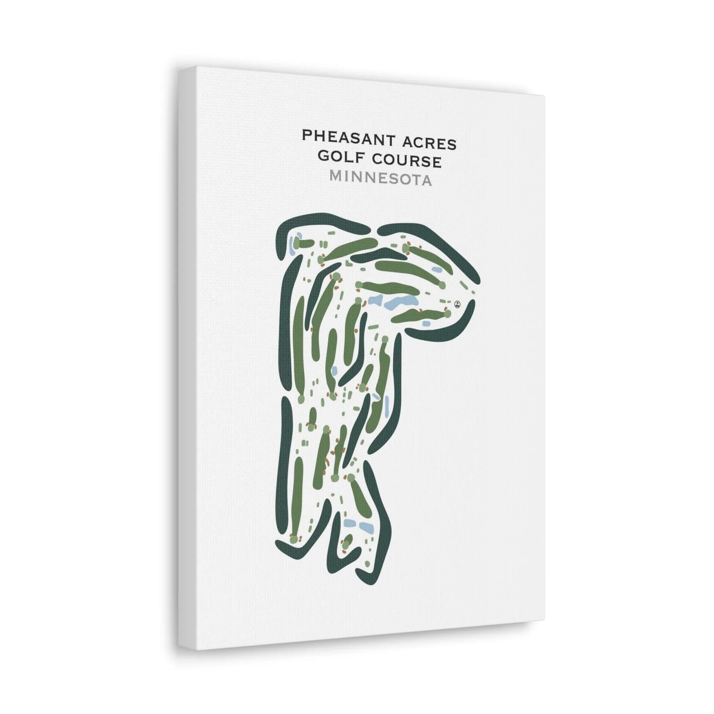 Pheasant Acres Golf Course, Minnesota - Printed Golf Courses