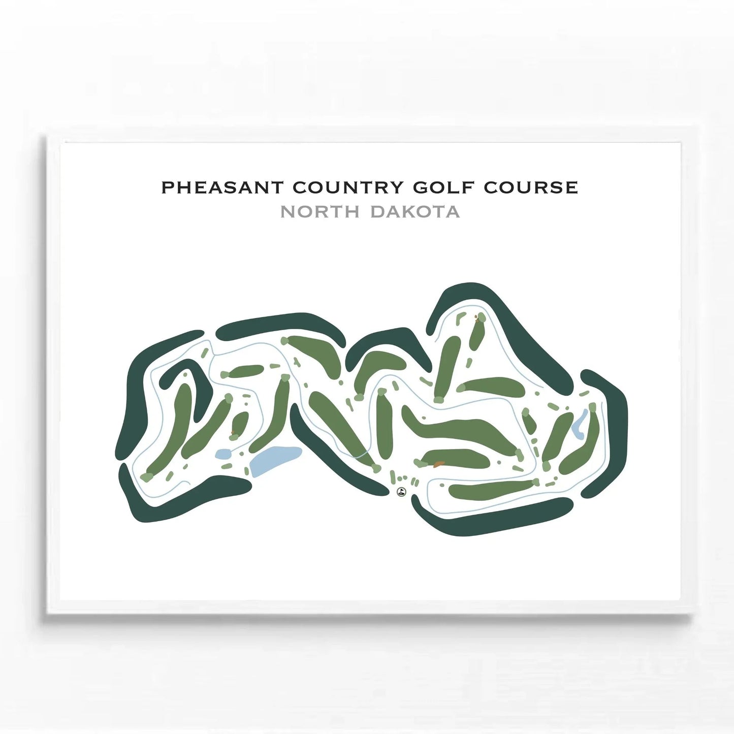 Pheasant Country Golf Course, North Dakota - Printed Golf Courses