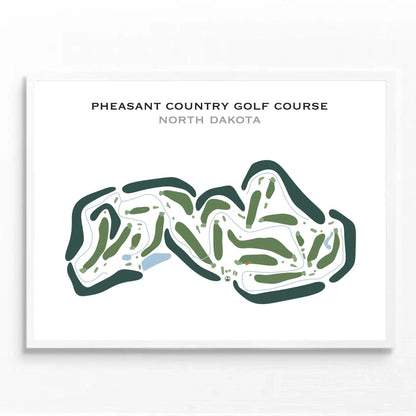 Pheasant Country Golf Course, North Dakota - Printed Golf Courses