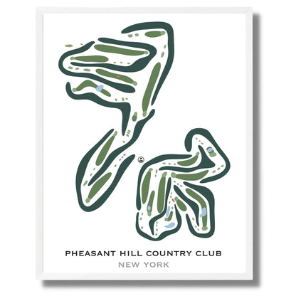 Pheasant Hill Country Club, New York - Printed Golf Courses