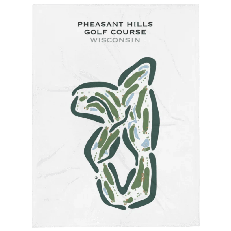 Pheasant Hills Golf Course, Wisconsin - Printed Golf Course