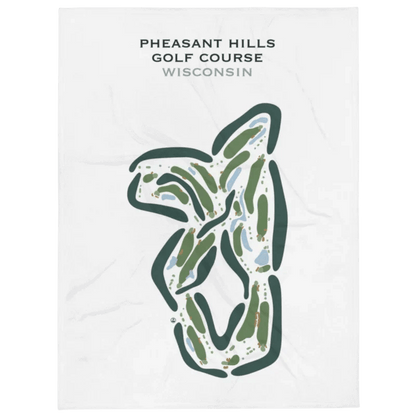 Pheasant Hills Golf Course, Wisconsin - Printed Golf Course
