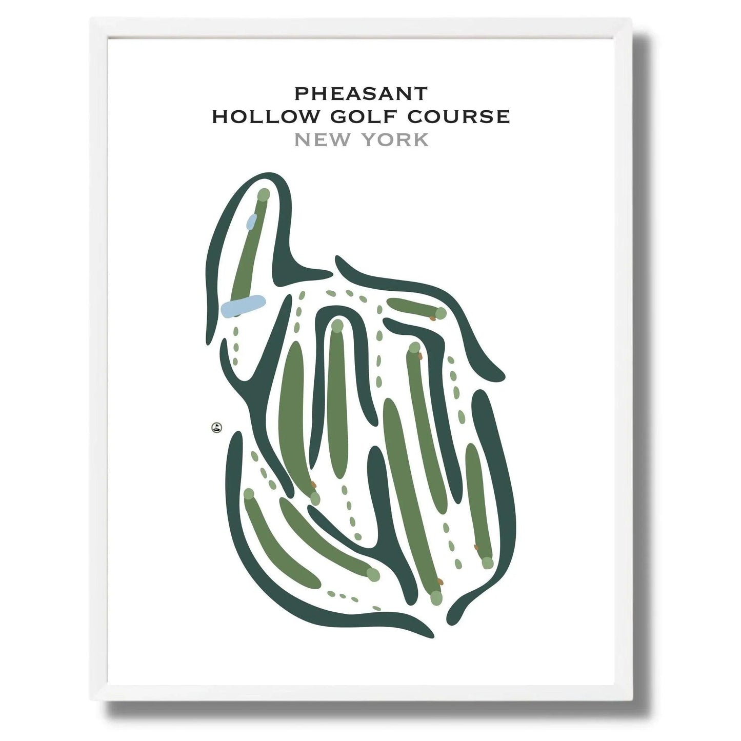 Pheasant Hollow Golf Course, New York - Printed Golf Courses