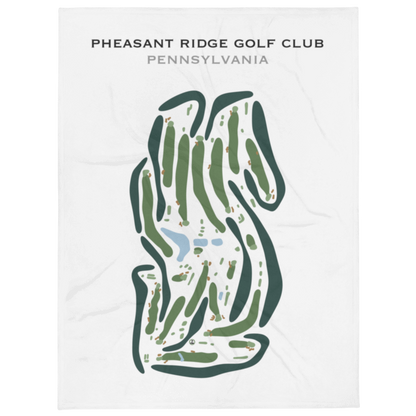 Pheasant Ridge Golf Club, Pennsylvania - Printed Golf Courses