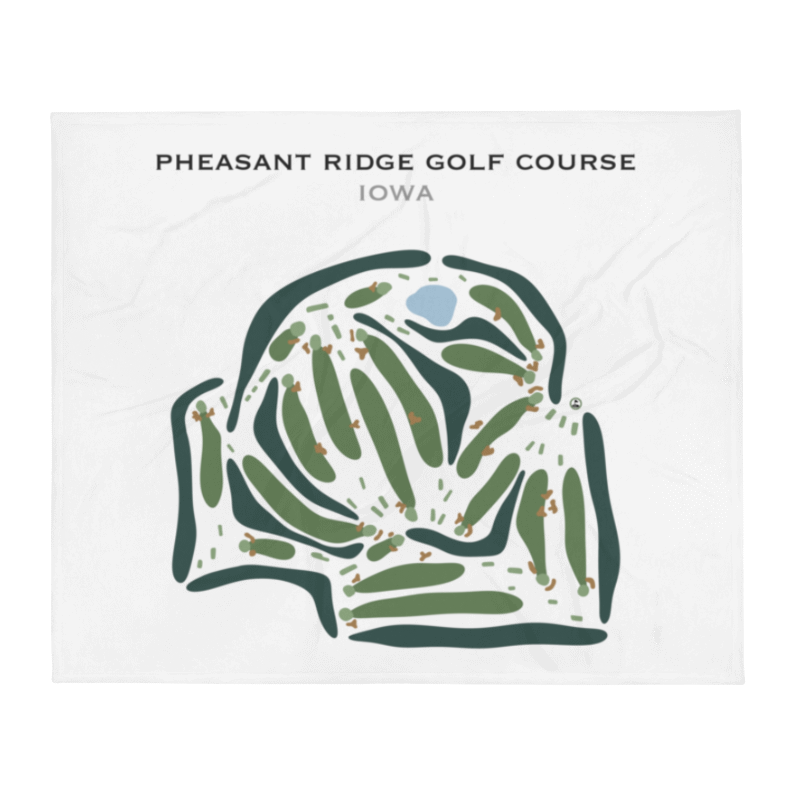 Pheasant Ridge Golf Course, Iowa - Printed Golf Courses