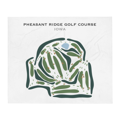 Pheasant Ridge Golf Course, Iowa - Printed Golf Courses