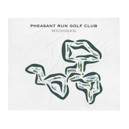Pheasant Run Golf Club, Michigan - Printed Golf Courses