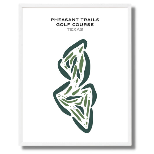 Pheasant Trails Golf Course, Texas - Printed Golf Courses