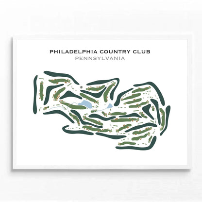 Philadelphia Country Club, Pennsylvania - Printed Golf Course