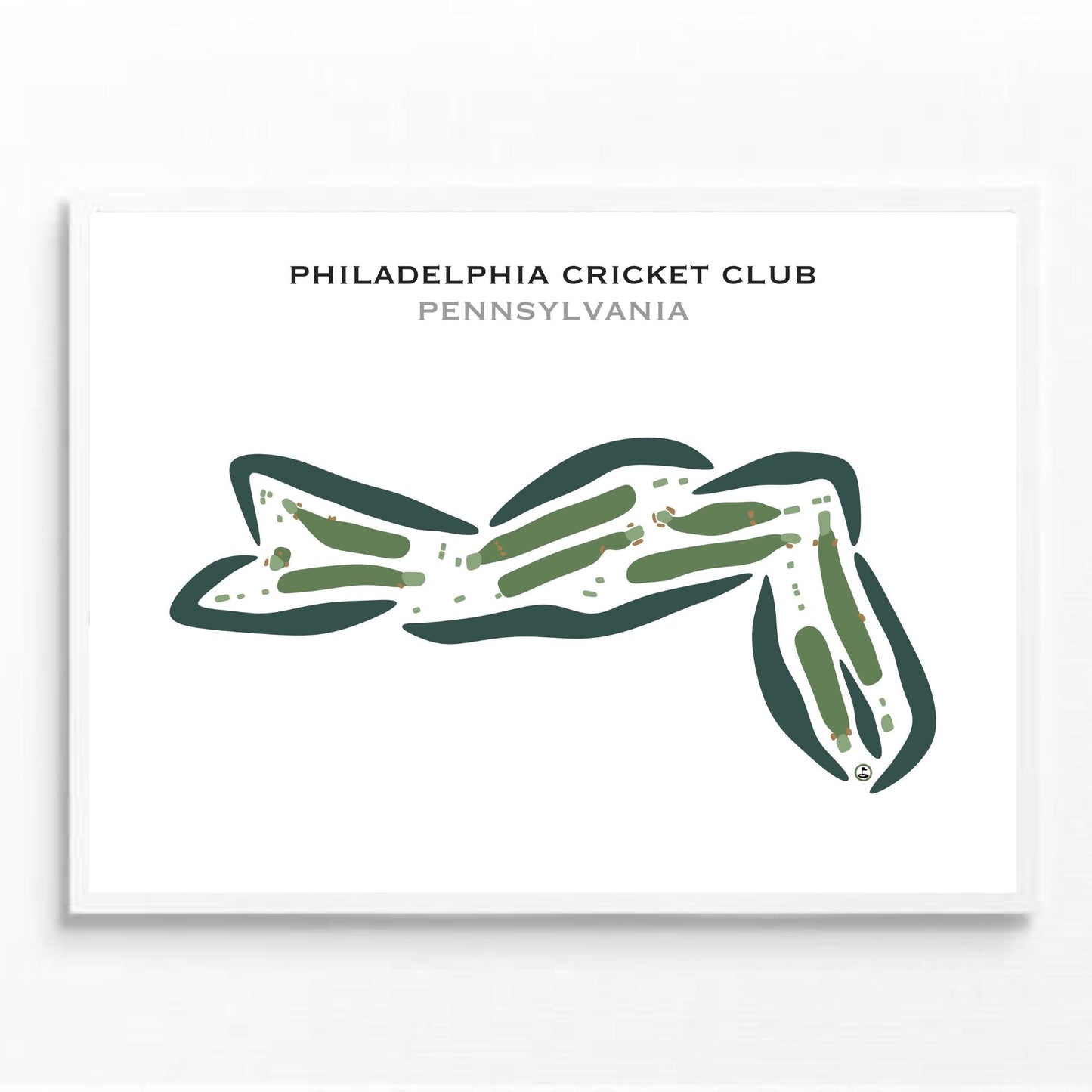 Philadelphia Cricket Club, Pennsylvania - Printed Golf Courses