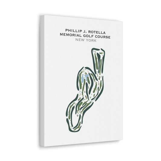 Phillip J. Rotella Memorial Golf Course, New York - Printed Golf Course
