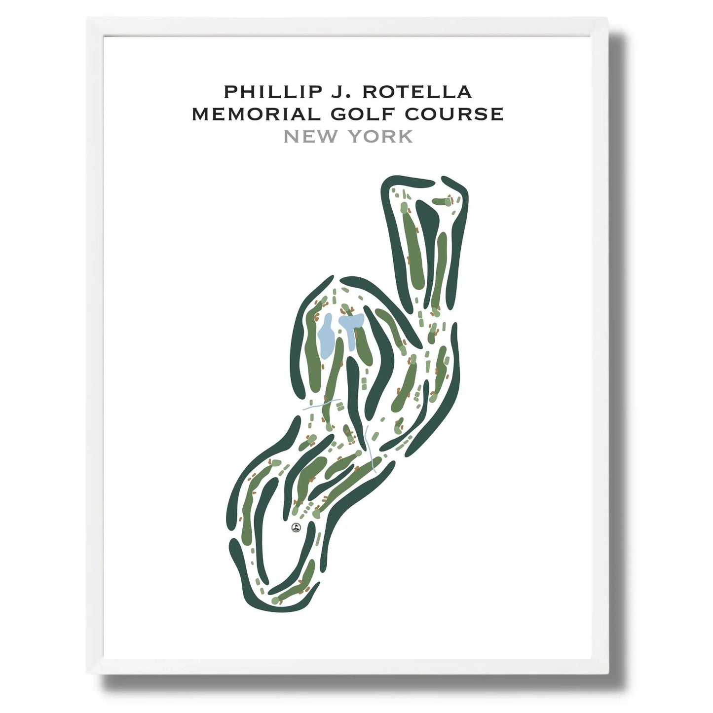 Phillip J. Rotella Memorial Golf Course, New York - Printed Golf Course