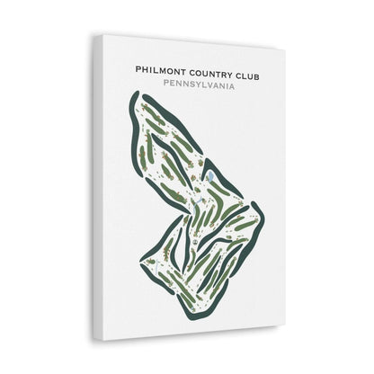 Philmont Country Club, Pennsylvania - Printed Golf Courses