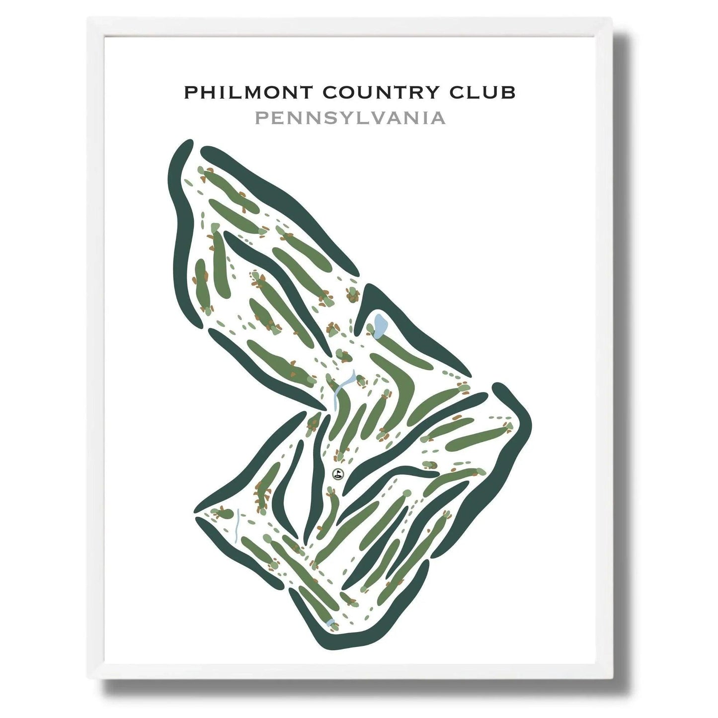Philmont Country Club, Pennsylvania - Printed Golf Courses