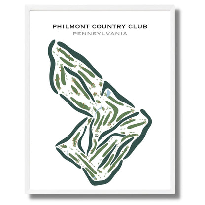 Philmont Country Club, Pennsylvania - Printed Golf Courses