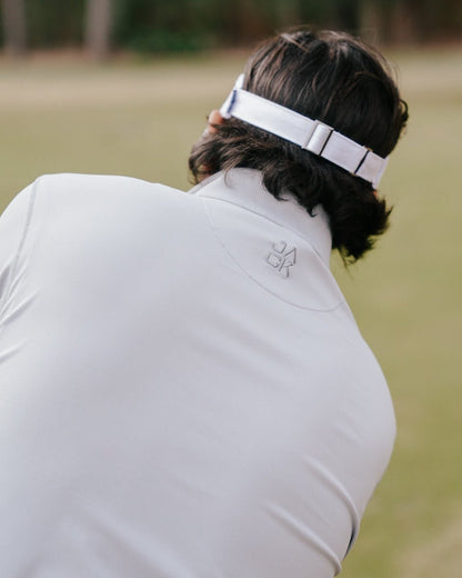 Smoke Gray Golf Quarter Zip