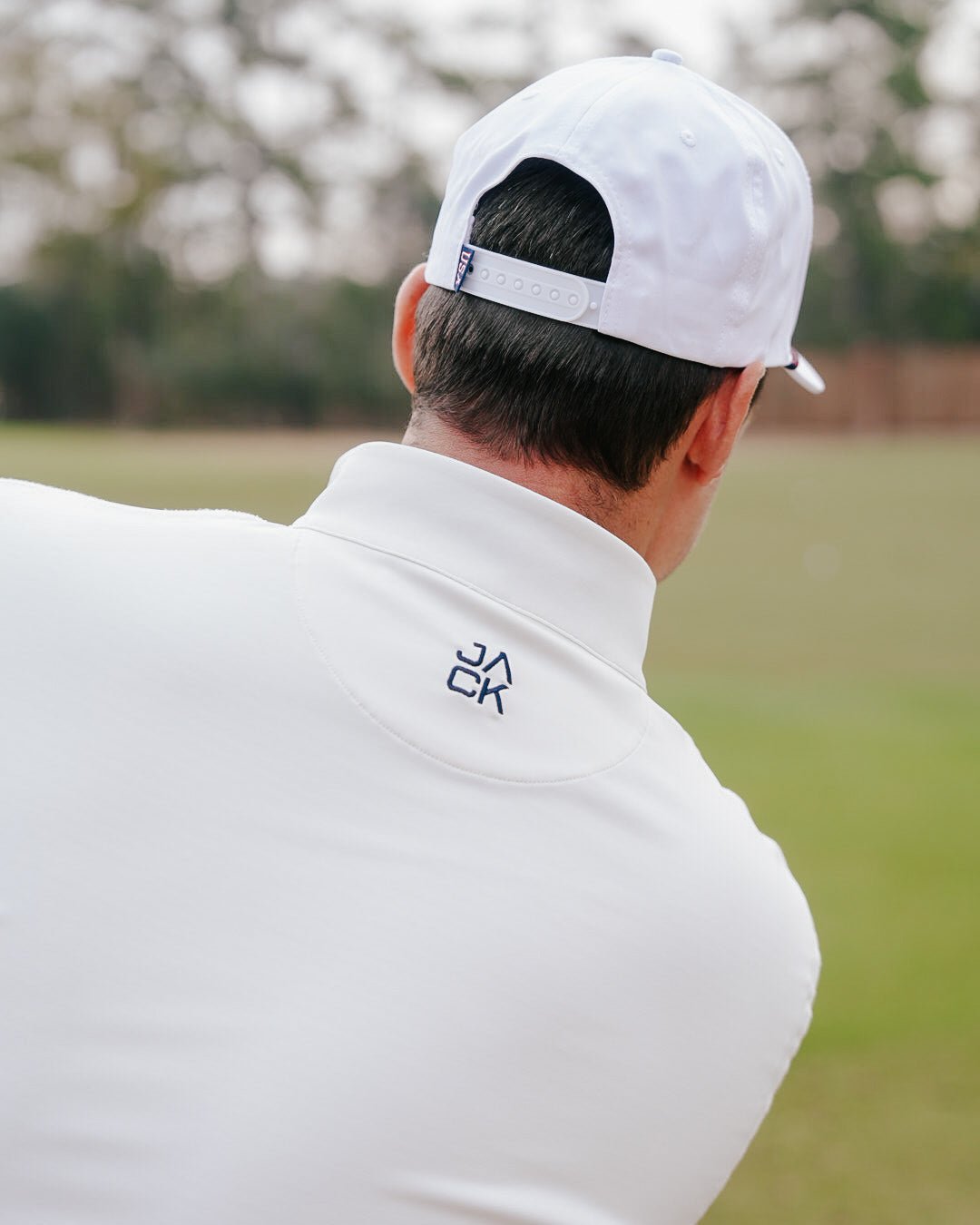 Glacier White Golf Quarter Zip