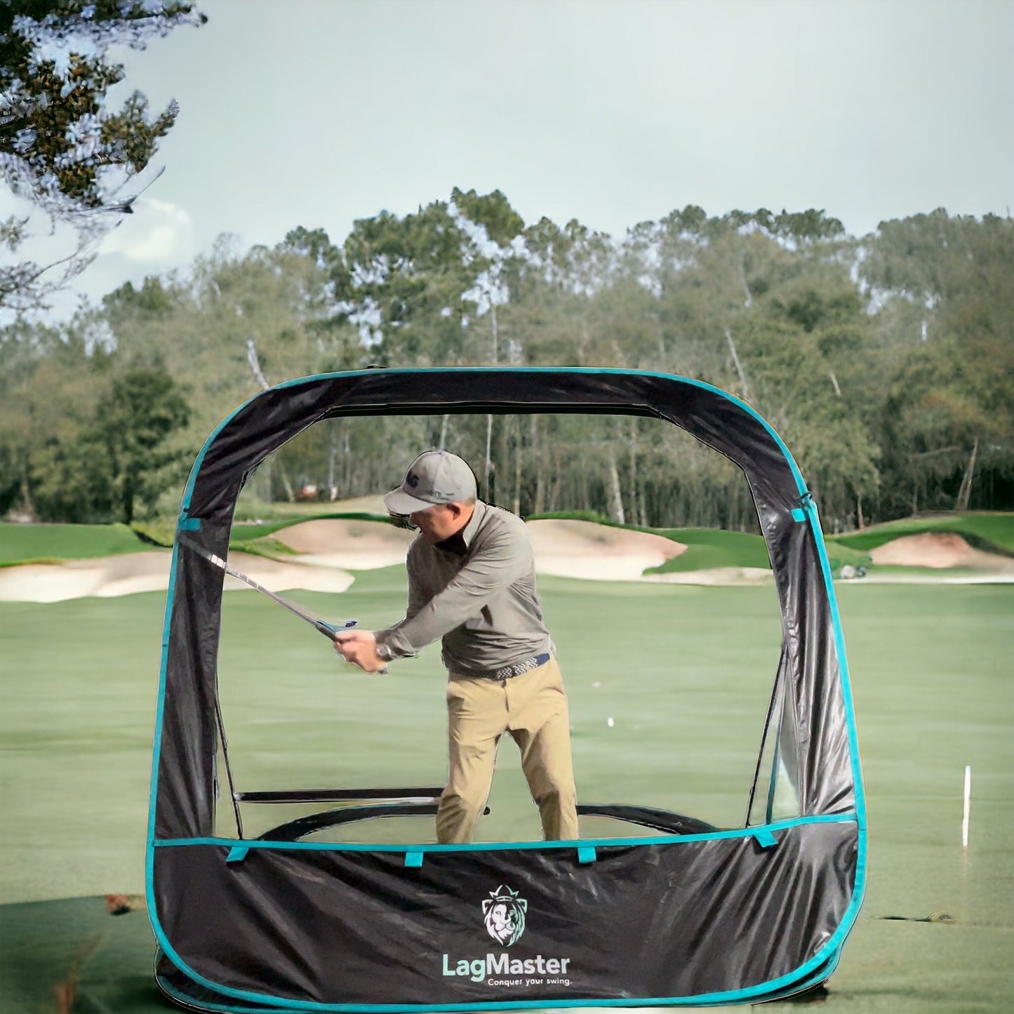 PopUp Plane Golf Swing Aid - Train the Perfect Plane ANYWHERE