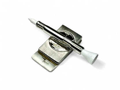The Tee Clip® Hip Clip MINI™: USA Made | Magnetic Golf Tee Holder for Belt Or Waist | Holds The Tee Clip® MINI™ | Single Barrel for 1 Tees, Ball Marker, Putting Alignment Tool, Divot Fixer