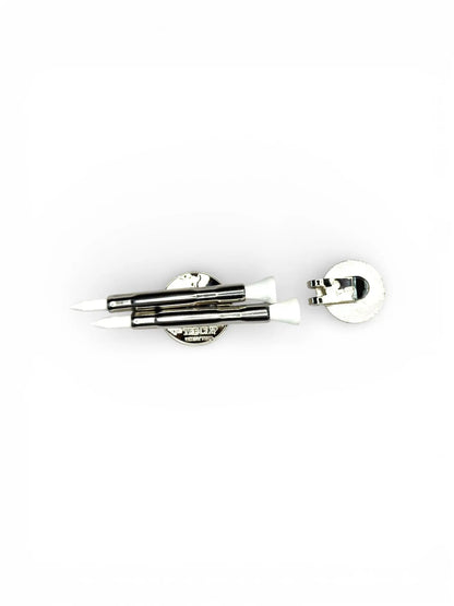 The Tee Clip®: USA Made | Magnetic Golf Multi Tool - Golf Tee Holder, Ball Marker, Putting Alignment & Divot Repair